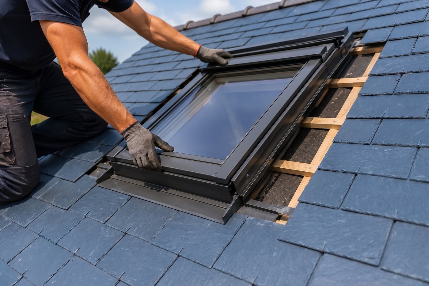 Installation et remplacement de Velux par Couverture BC à Saint-Maudan